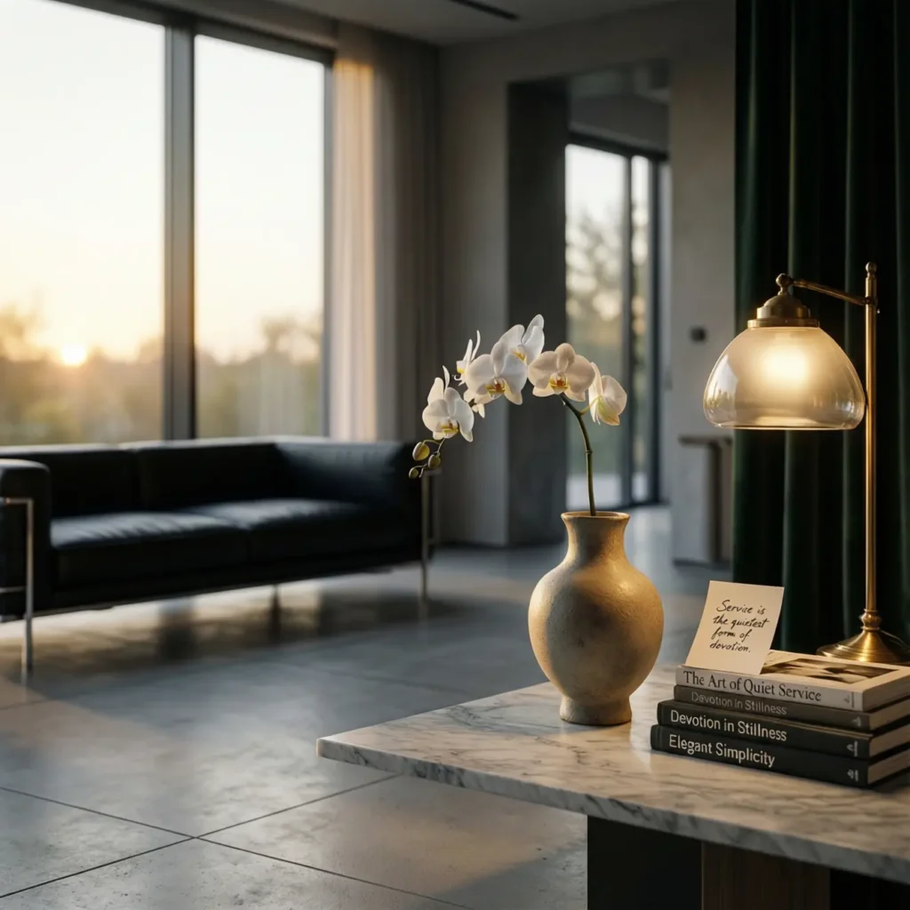 Luxury Vibe Captions Rooted in Service and Devotion