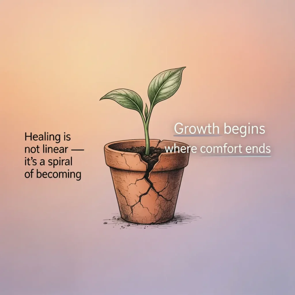 SDH Captions for Instagram About Growth and Healing