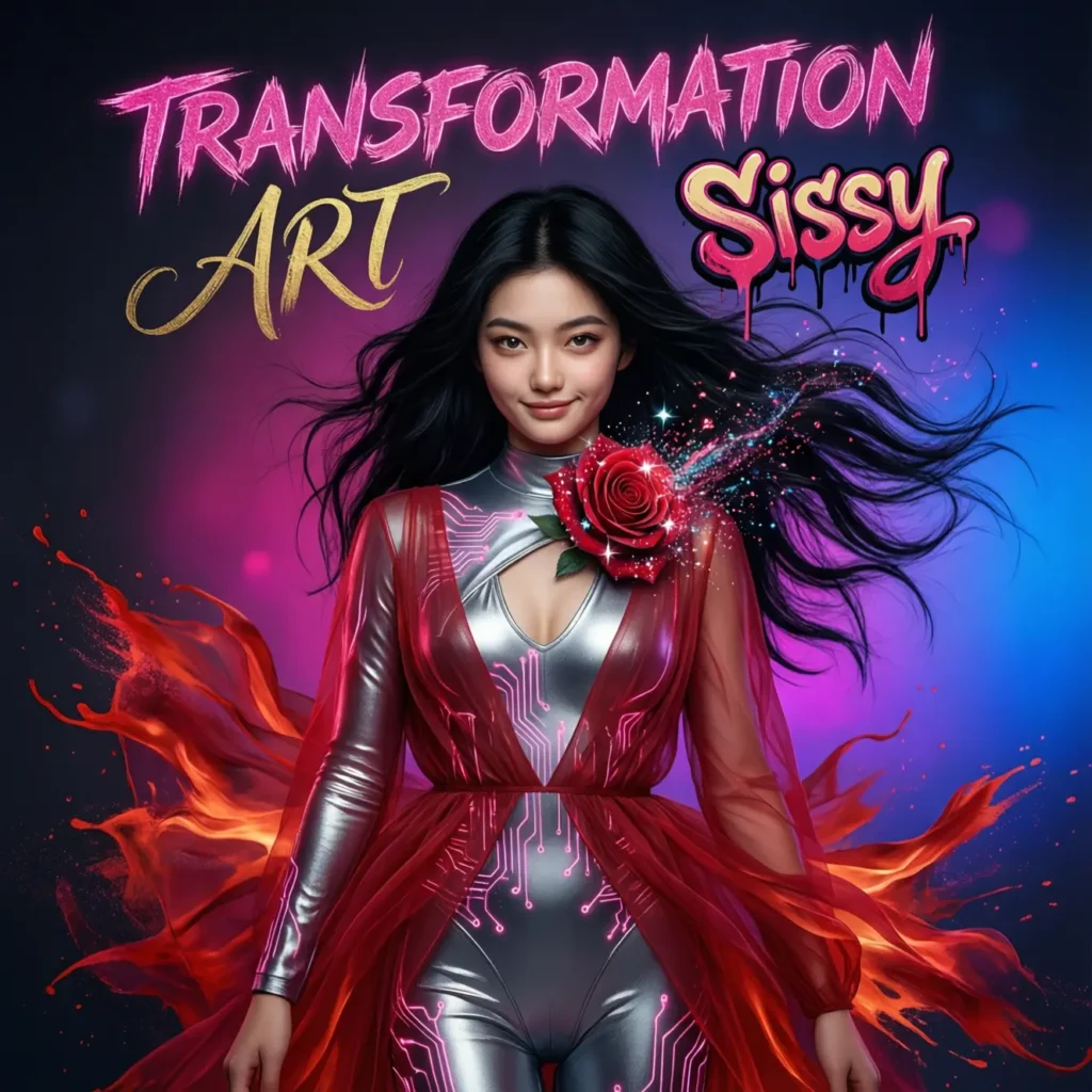 Transformation and Art: A Deep Sissy Captions GIF