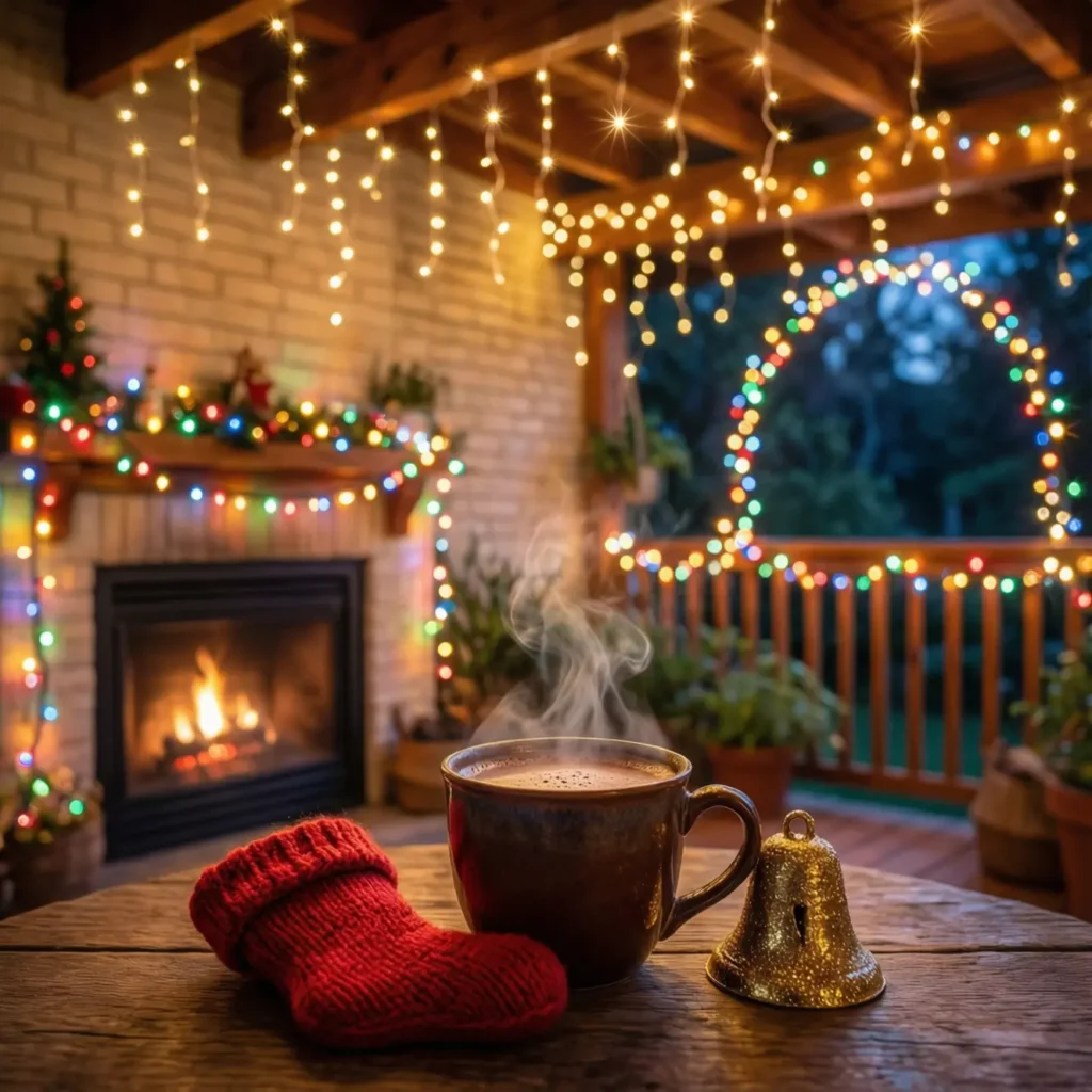 christmas lights captions