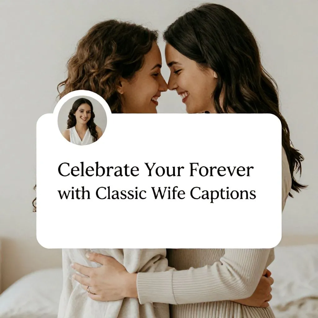 wife captions