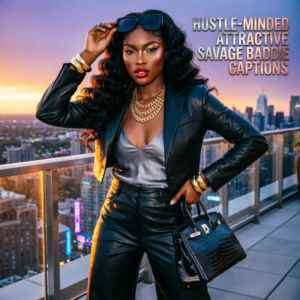 attractive savage baddie captions