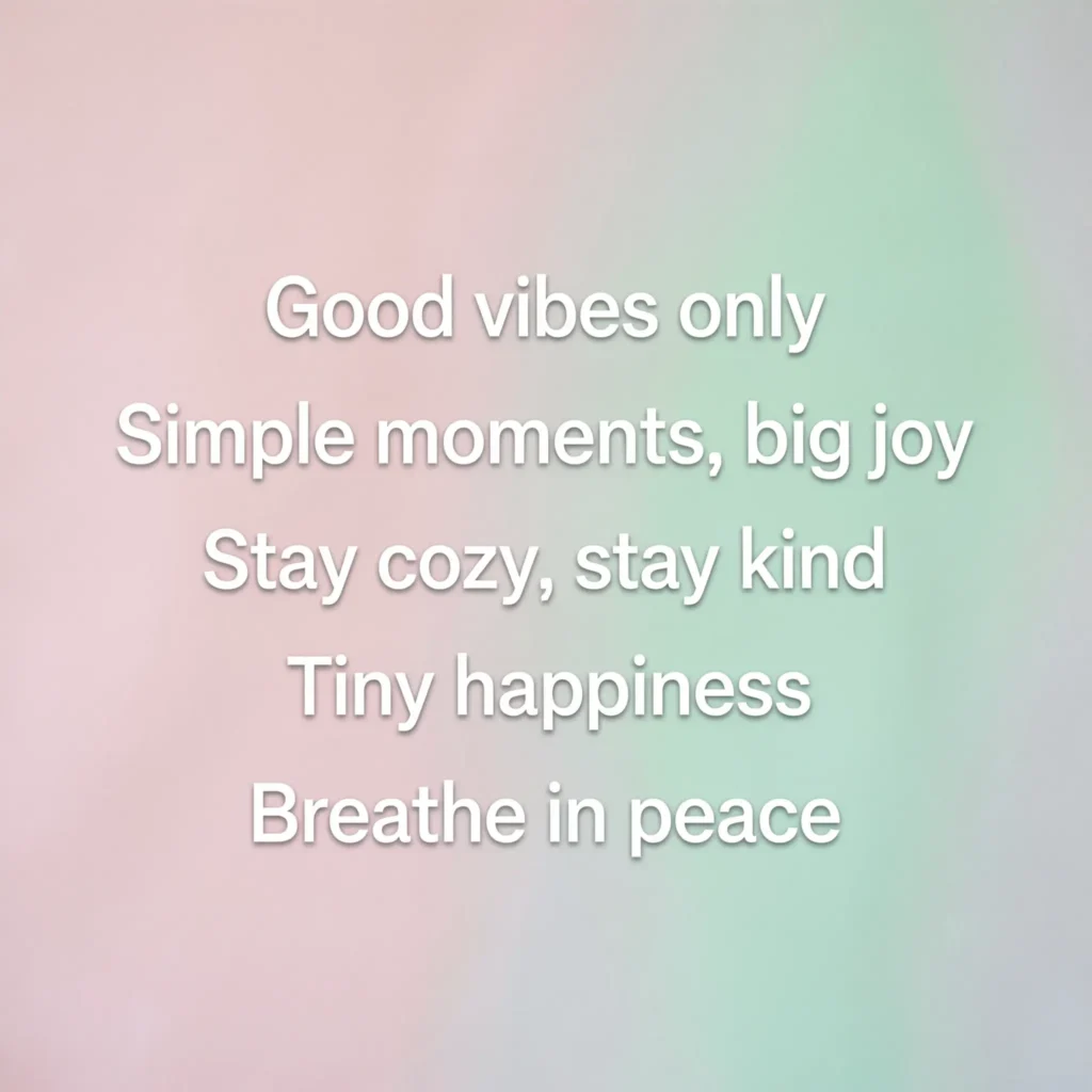 cute short instagram captions