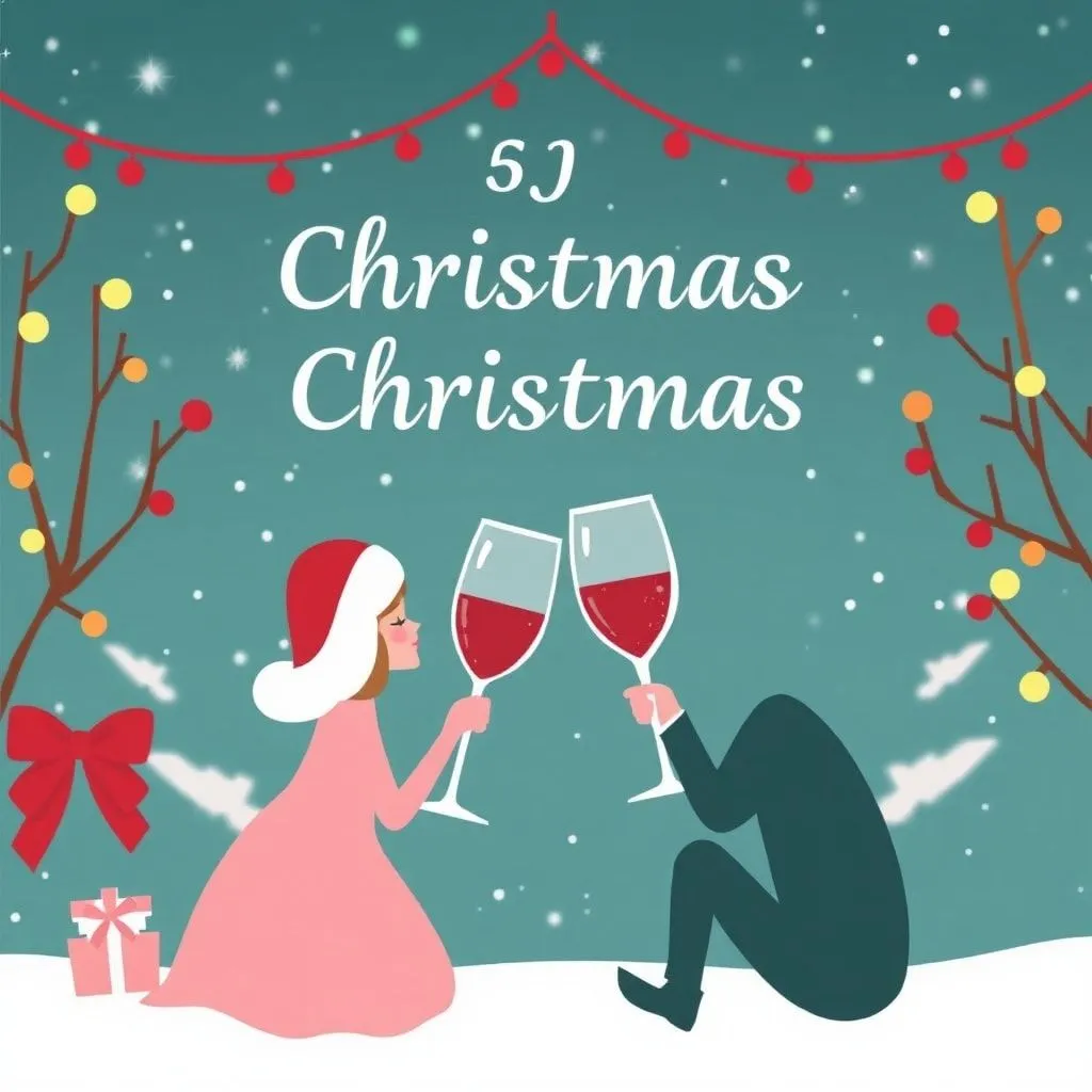 christmas party captions