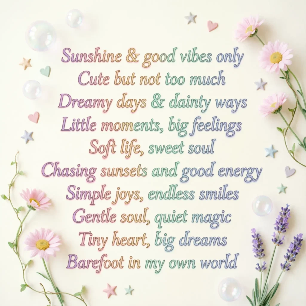 cute short instagram captions